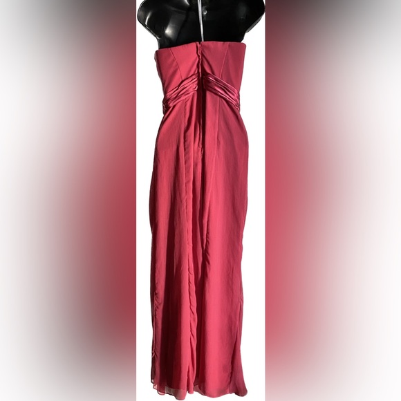 David’s bridal strapless long dress perfect for formal or special occasion - Picture 1 of 2